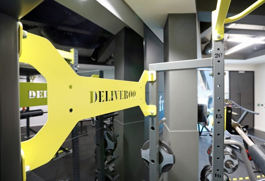 Deliveroo home gym