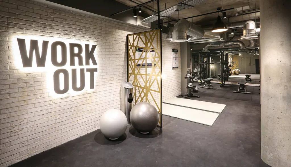 Residential gym at The Forge in London's East End