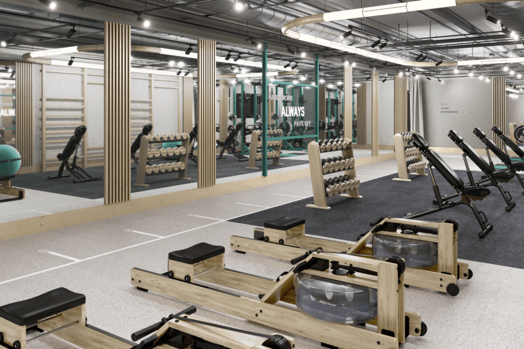 Silkstream residential development gym